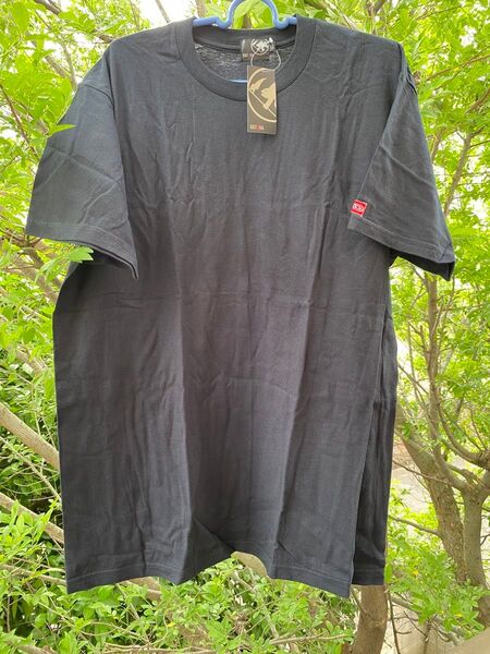 ☆再出品☆ガッチャ☆GOTCHAメンズ半袖Tシャツ薄軽柔綿100%♪ダークグレーじゃなくて●黒LLサイズ②※価格交渉不可!