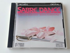 【86年日本プレスUS盤】SABRE DANCE/ Houston Symphony/ Sergiu Comissiona CD PROARTE DIGITAL CDD250 剣の舞,セルジュ・コミッショーナ