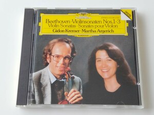 【85年西独蒸着盤】Gidon Kremer/Martha Argerich/ Beethoven Violinsonaten Nos.1-3 CD GRAMMOPHON 415 138-2 アルゲリッチ,クレーメル,