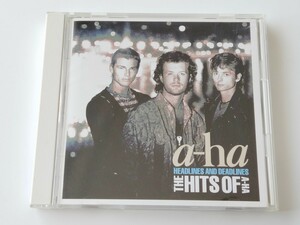 【CSR刻印/ディスク美品】a-ha / HEADLINES AND DEADLINES THE HITS OF A-HA 91年日本盤CD WPCP4610 Take On Me,Cry Wolf,Living Daylights