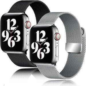 ループバンドappleの腕時計 金属ステンレス鋼の磁気二重セクションストラップ iwatch 3