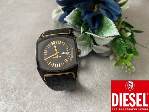 diesel ディーゼル腕時計 ブラック