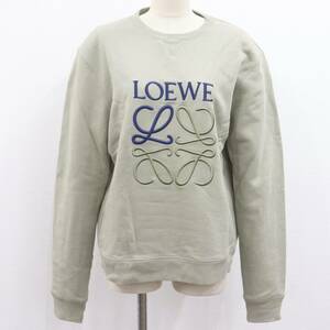 ITLB1JT9VYF4 prompt decision genuine article LOEWE Loewe ANAGRAM SWEAT hole gram sweatshirt crew neck sweatshirt 1725321 H526Y24X10 M