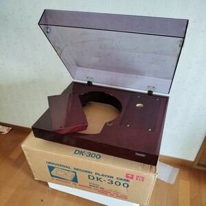 [ condition excellent ]DENON DK-300 universal cabinet / Denon DP-3000 DP-75 DP-80 / SAEC WE-308SX arm hole hole none base . have original box equipped 