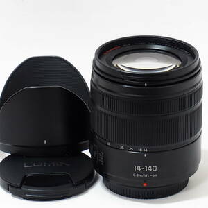 Panasonic LUMIX G VARIO 14-140mm F3.5-5.6 ASPH. POWER O.I.S. H-FS14140 HD for Micro Four Thirds コンパクト10倍ズーム 第2世代 良好