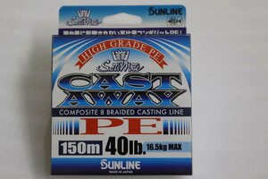 * Sunline cast a way PE 40lb 150m [ unused goods ]*