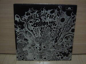 LP[ROCK] UKプレス FELIX PAPPALARDI プロデュース CREAM WHEELS OF FIRE POLYDOR 1968 クリームの素晴らしき世界