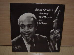 LP[SWING] SLAM STEWART FEATURING MILT BUCKNER AND JO JONES BLACK AND BLUE 1971 スラム・スチュアート