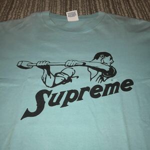 即決supreme 09ss Sledge hammer Tee ブルー Mサイズ シュプリーム Ｔシャツ