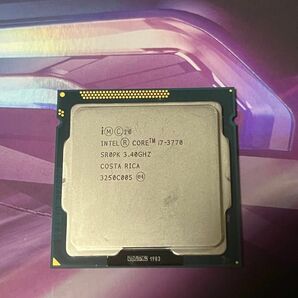 動作品 Intel Core i7 3770 3.40GHz LGA1155 インテル CPU 即時支払いできる方限定 特価！