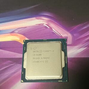 動作品 Intel Core i3 6100 3.70GHz LGA1151 インテル CPU 即時支払いできる方限定 特価