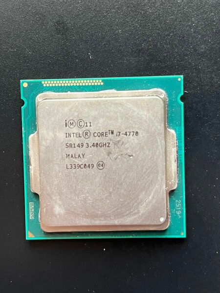 動作品 intel Core i7 4770 3.40GHz LGA1150 CPU 即時支払いできる方限定特価品