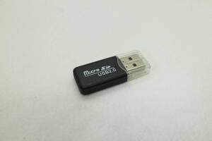 micro SD USB カードリーダー USB2.0 ブラック ② 送料84円～ 