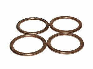 XK-05 キタコ Kitaco マフラーガスケット30x37 4個セット Muffler gasket 送料込 2X-3726 Dトラッカー125 KLX125 ZXR250 バリオス250 エリ 