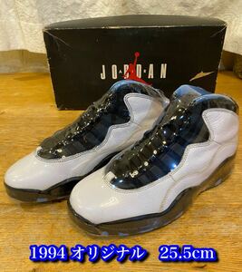 Nike Air Jordan 10 OG Charlotte Hornets (1994) 25.5cm 1994年の貴重な箱付き