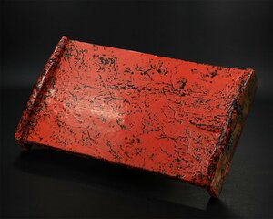 [.]076[ Hyogo prefecture. library . museum. pavilion length . history . was done history research house . group consigning goods ] Edo era stylish lacquer flat board desk at that time. lacquer worker . using .. goods 