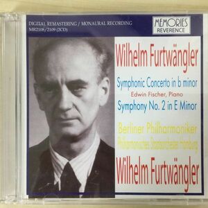 フルトヴェングラー自作自演★交響曲第２番（1948@ハンブルク・フィル）、交響的協奏曲（Ｅ．フィッシャー）（２ＣＤ）