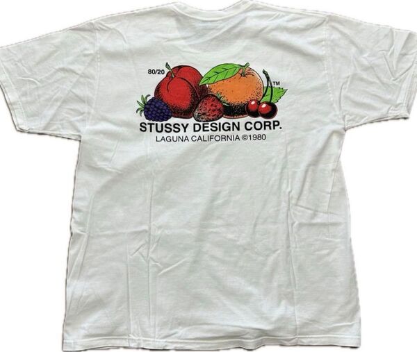 【美品】stussy fruits TEE design corp XL