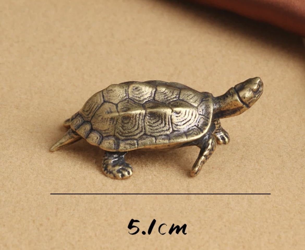 時代物 旧家整理品 古玩 真鍮亀純銅金銭亀金亀置物香炉 [71] 工芸品