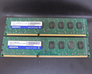 mem263 ADATA 2GB×2枚=4GB DDR3/PC3-10600 中古品