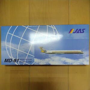 飛行機【希少】 MD-81 MODEL AIR PLANE Scale 1/150 JAS a-476 