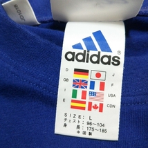 adidas アディダス×キリン KIRIN サッカー 日本代表 JFA Tシャツ 2003-2006 半袖 Lサイズ ブルー_画像7