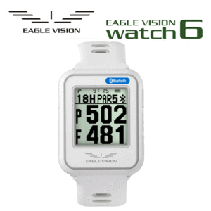 EAGLE VISION watch 6 EV-236 【イーグルビジョン】【ゴルフ】【ウォッチ】【GPS】【距離測定器】【腕時計】【White】【GPS/測定器】