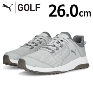 PUMA FUISON GRIP 377527 【プーマ】【スパイクレス】【サイズ：26.0cm】【カラー：01 Gray/Silver/Quiet Shade】【GolfShoes】