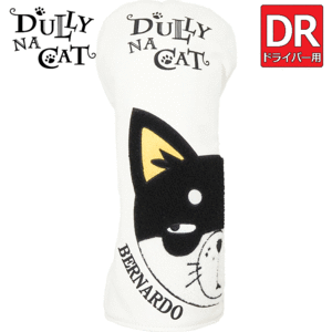 DULLY NA CAT ドライバー用 ヘッドカバー DN-DC 02【ダリーナキャット】【DR用】【460㏄対応】【WHITE】【HeadCover】