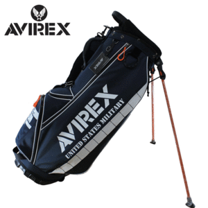 AVIREX GOLF 9.0型 スタンド式 キャディバッグ AVG3S-BA10 【アビレックス】【スタンド】【NAVY】【CaddyBag】