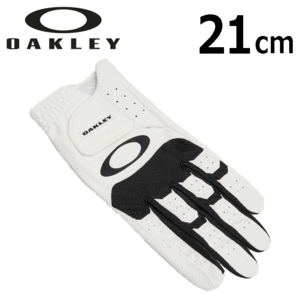 OAKLEY FOS901697 OAKLEY GOLF GLOVE 18.0【オークリー】【ゴルフグローブ】【左手用】【100/White】【21cｍ】【Glove】