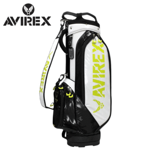 AVIREX GOLF 8.5型 キャディバッグ AVG2F-BA1【アヴィレックス】【ゴルフ】【カートタイプ】【WHBK】【CaddyBag】