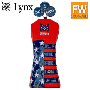 Lynx　FLAGSHIP HEAD COVER ヘッドカバー LX-HC-66【リンクス】【フラッグシップ】【フェアウェイウッド用】【レッド】【HeadCover】
