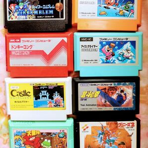 11)ファミコンカセット 8本セット RETRO FAMICOM