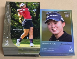 2024 EPOCH エポック JLPGA 日本女子プロゴルフ協会 Rookies & Winners 全85種レギュラー+インサートコンプリートセット 馬場咲希 清本美波