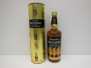 3263 sake festival foreign alcohol festival si- gram 100 pie pa-z760ml 43 times not yet . plug whisky * box damage equipped Seagram's 100 PIPERS old sake 