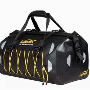 LOBOO ローボー モーターサイクルリアバッグ ブラック色 80L