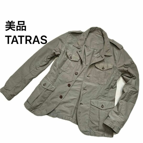 美品TATRAS タトラス ミリタリージャケット　テーラードジャケット