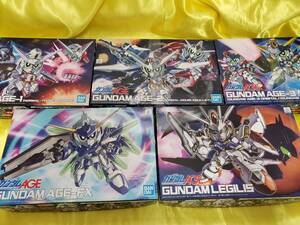  не комплект товар Bandai gun pra SD Gundam BB воитель Mobile Suit Gundam AGE 5 шт. комплект AGE-1/AGE-2/AGE-3/AGE-FX/ регулирование rus