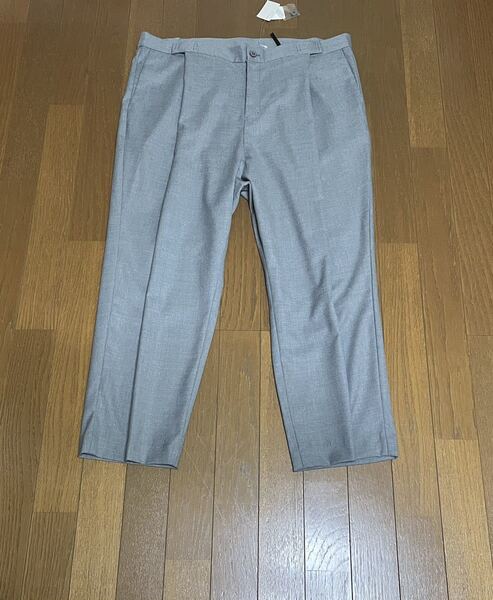 ◇新品W80◇ベーシック*ストレッチクロップドパンツ*アジャスター付き*大きいサイズ*