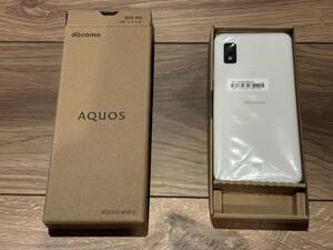 ほぼ未使用　docomo　SHARP AQUOS wish3 SH-53D ホワイト ネットワーク利用制限:○　 IMEI:353366546678945