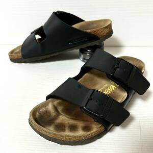 BIRKENSTOCK ARIZONA ビルケンシュトック アリゾナ サンダル　37 24cm ブラック　＊BA