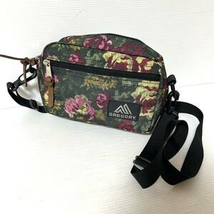 [ beautiful goods ]GREGORY Gregory shoulder bag pa dead shoulder pouch Ssakoshu flower floral print *DO