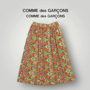 [上質] AD2016 COMME des GARCONS COMME des GARCONS コムデギャルソン コムコム / 総刺繍 ボタニカルスカート 花柄
