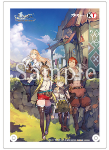 ライザのアトリエ 常闇の女王と秘密の隠れ家 あみあみ特典 アクリルキャラクタープレート 送料込み