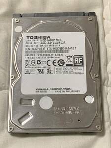 TOSHIBA SATA SSHD1TBフォーマット済 内蔵 東芝 注意表示