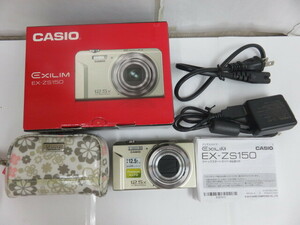 #61255　カシオ Casio EXILIM EX-ZS150 エクシリムデジタルカメラ　未使用長期保管品