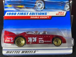 ホットウィール HOTWHEELS DOUBLE VISION 1998 FIRST EDITIONS 赤