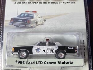GREENLIGHT グリーンライト 1/64 FARGO 1986 FORD LTD CROWN VICTORIA POLICE フォード クラウン ヴィクトリア パトカー