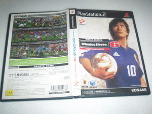中古 傷有 PS2 ワールドサッカー ウイニングイレブン6 ファイナルエヴォリューション 動作保証 同梱可